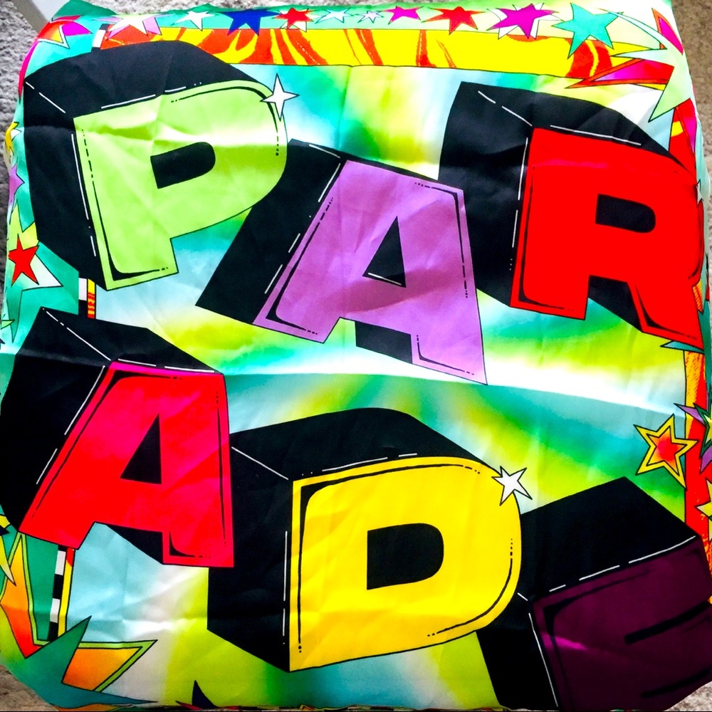 Parade Stars Block Letters Scarf